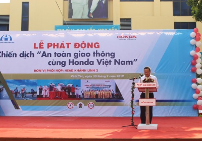 Bùng nổ các hoạt động trong “Chiến dịch An toàn giao thông cùng Honda Việt Nam” tại tỉnh Vĩnh Phúc lần thứ 5